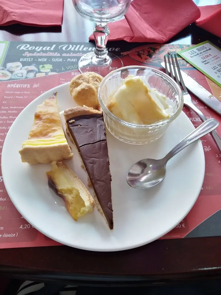 Flan Tarte Chocolat Et Île Flottante